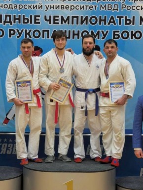 Ставропольские полицейские стали призерами в лично-командном чемпионате МВД России по рукопашному бою, прошедшем в Краснодарском крае
