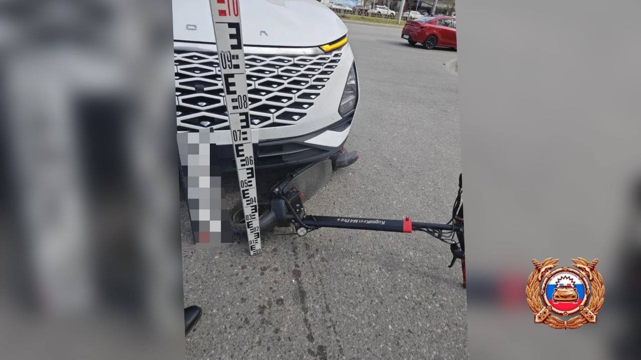 10-летний ребёнок на самокате попал под колёса легковушки в Ставрополе