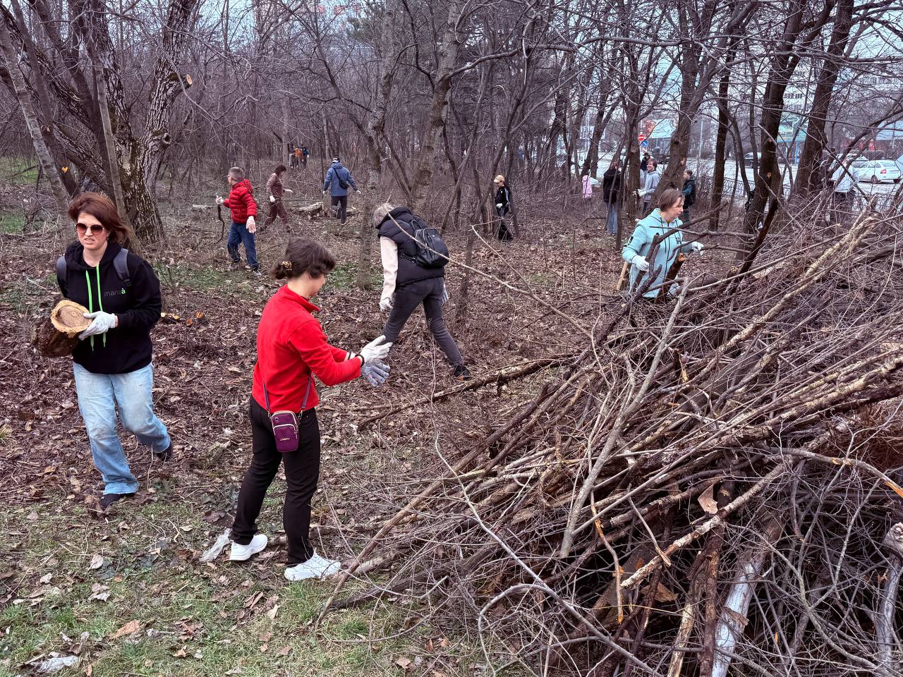 Жители Пятигорска провели субботник на склоне горы Машук