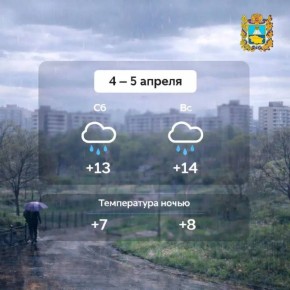 Выходные на Ставрополье будут дождливыми