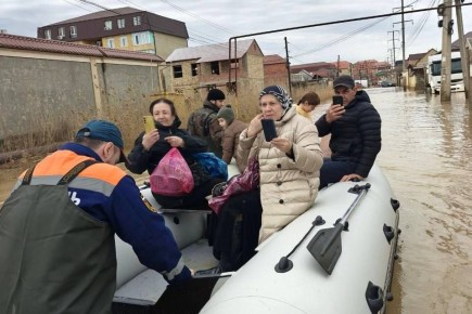 В Дербентском районе Дагестана эвакуируют более четырех тысяч человек