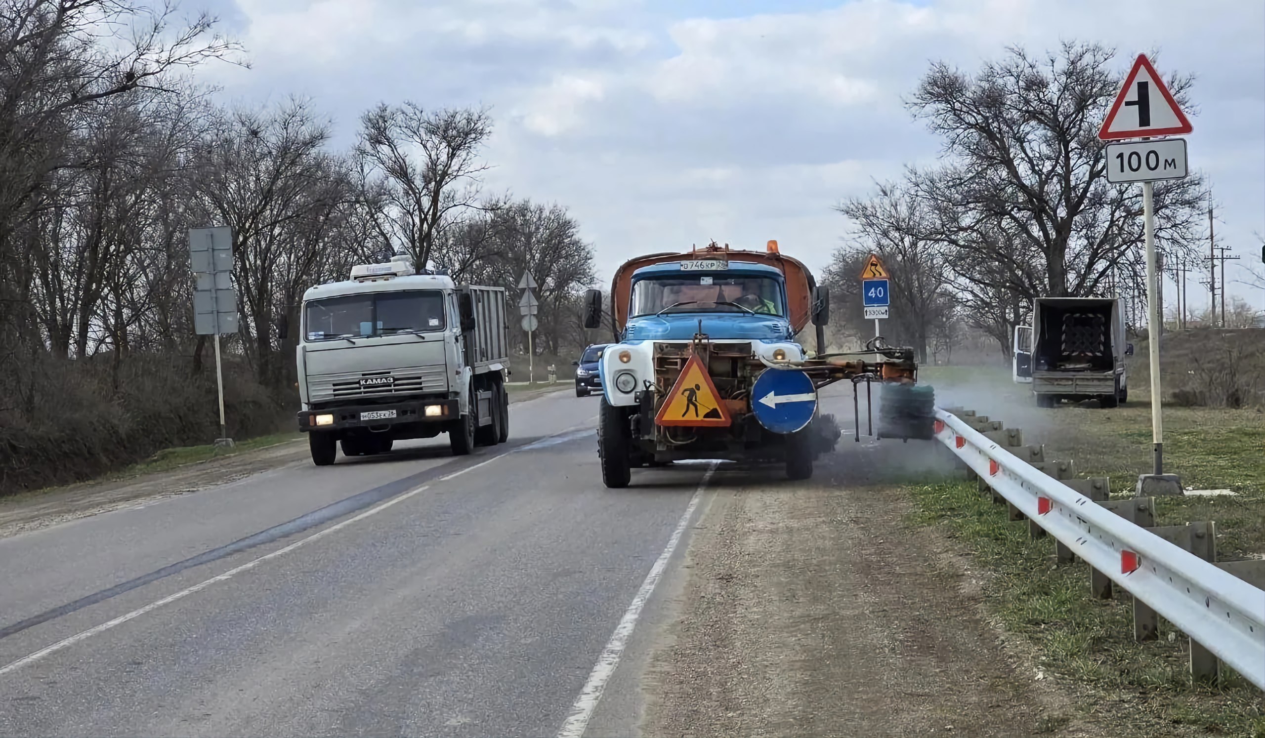 К ямочному ремонту дорог приступили на Ставрополье