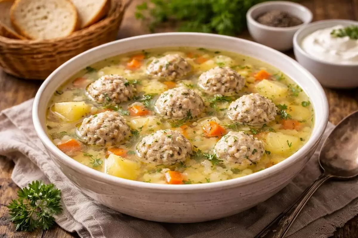 Суп с фрикадельками: рецепт, который согревает и радует