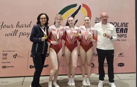 Семь золотых медалей завоевали ставропольцы на чемпионате Европы по прыжкам на батуте