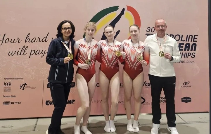 Семь золотых медалей завоевали ставропольцы на чемпионате Европы по прыжкам на батуте