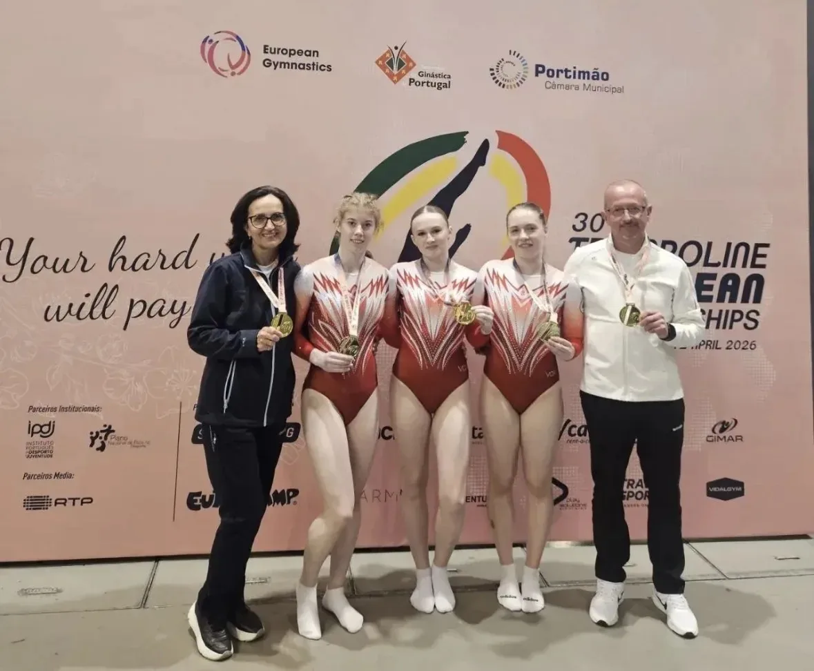 Иван Ульянченко: 7 золотых медалей привезли ставропольские спортсмены с Чемпионата и Первенства Европы по прыжкам на батуте, которые состоялись в городе Портимао (Португалия) Иван Ульянченко: 7 золотых медалей привезли ставропольские спортсмены с Чемпионата и Первенства Европы по прыжкам на батуте, которые состоялись в городе Портимао (Португалия)