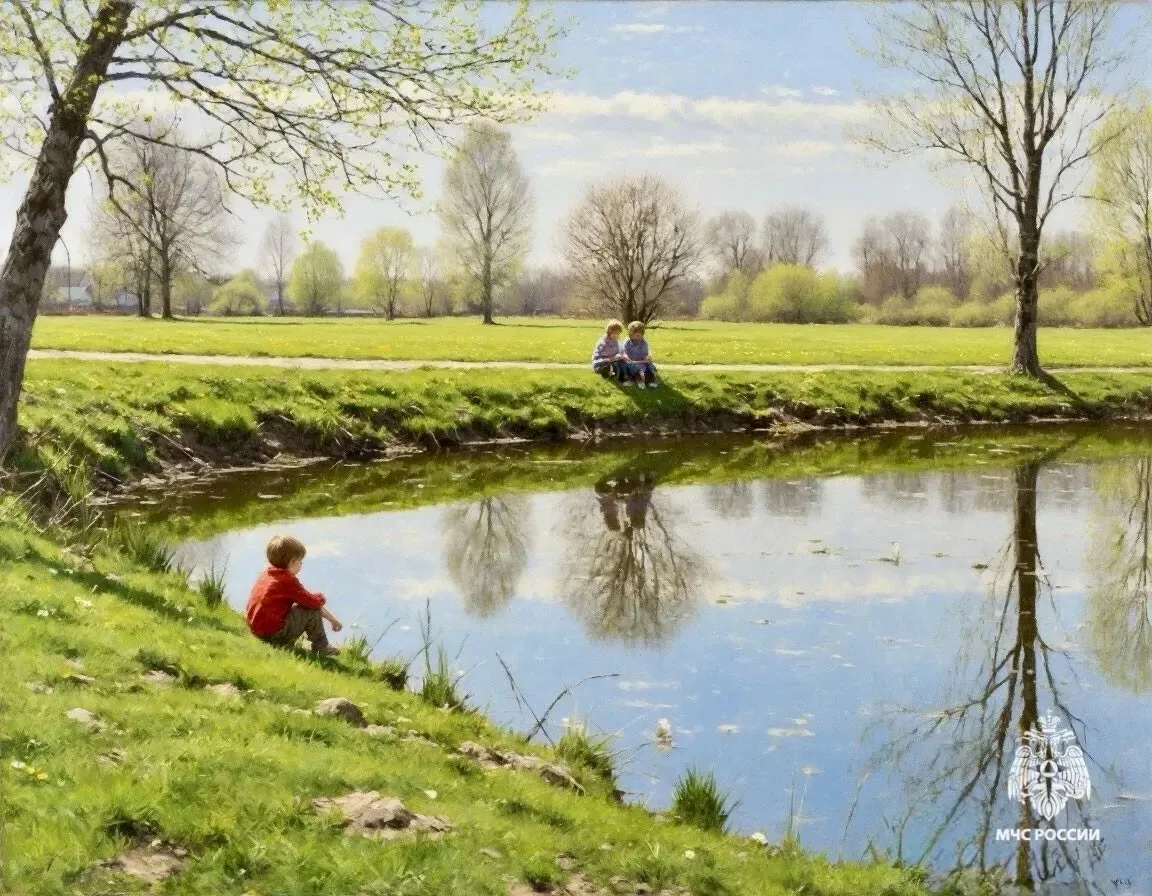 Весенние водоёмы или что нужно знать родителям о безопасности детей