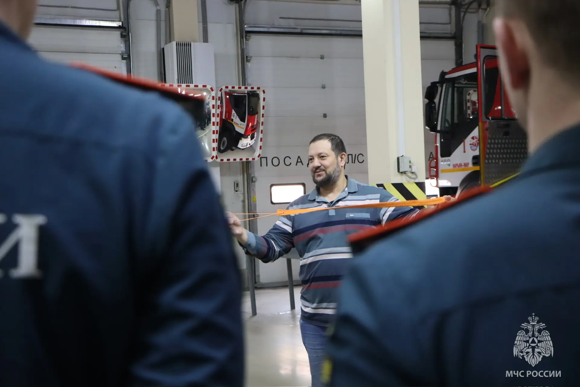 Новое совместное занятие для пожарных Нарьян-Мара Новое совместное занятие для пожарных Нарьян-Мара