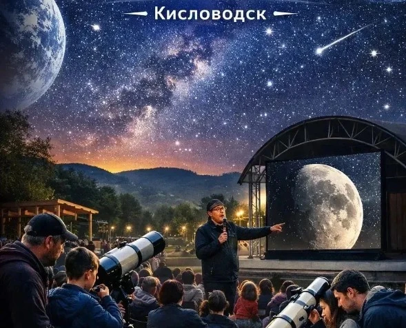 В Кисловодске на территории Комсомольского парка впервые стартует проект «Астрономические ночи»