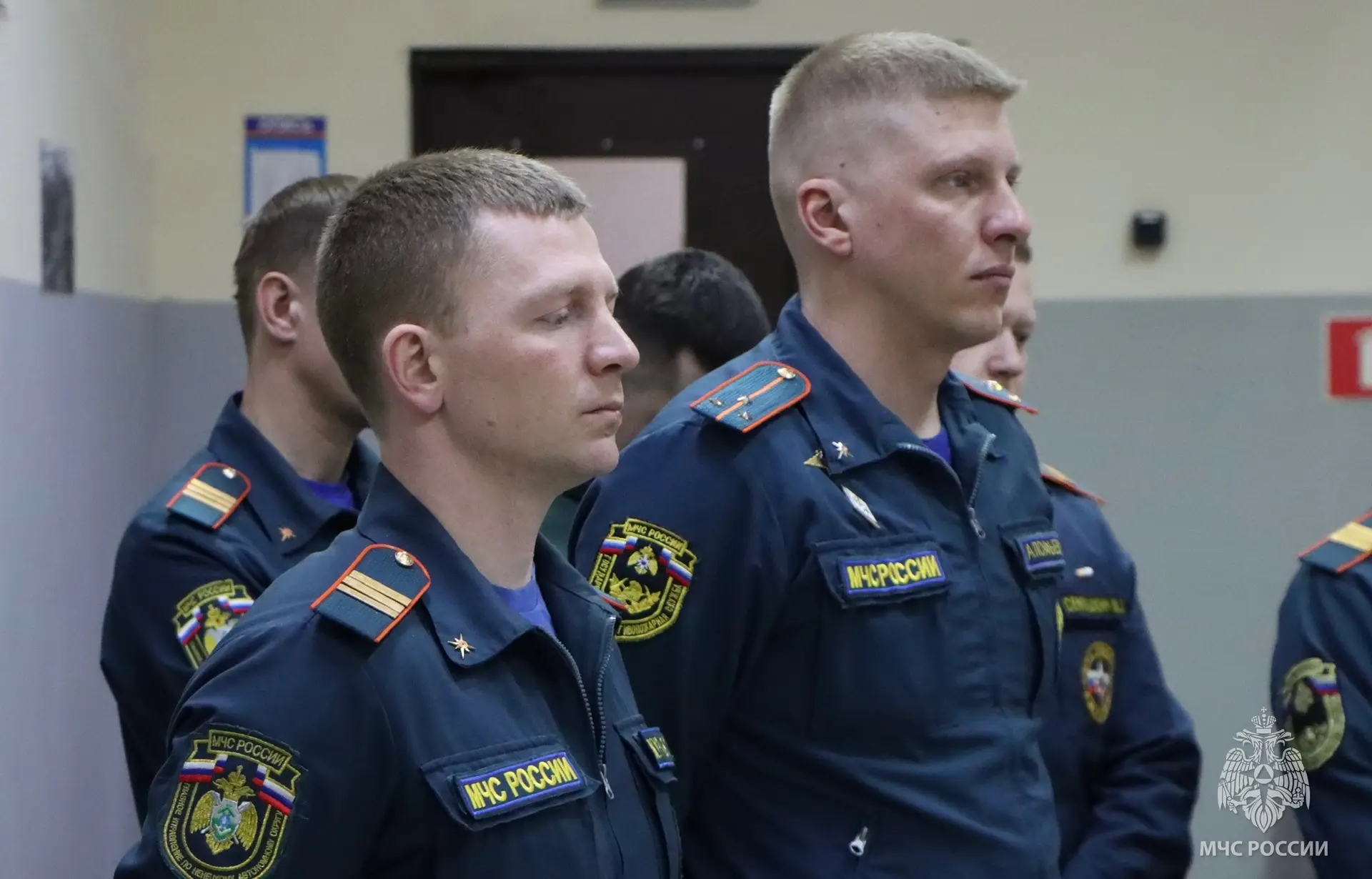 Новое совместное занятие для пожарных Нарьян-Мара