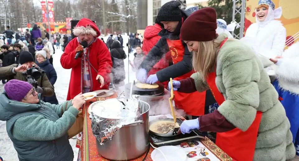 Весна в Химках: празднование Масленицы с участием депутатов и жителей