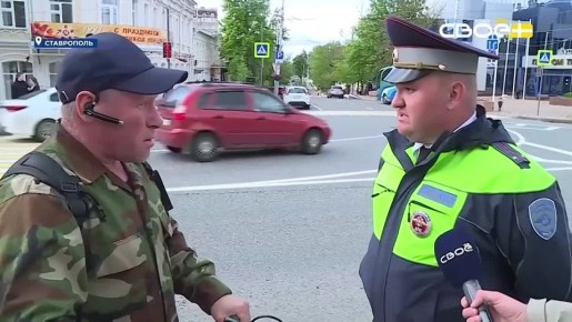 В Ставрополе проводятся рейдовые мероприятия по контролю за соблюдением ПДД велосипедистами и пользователями СИМ