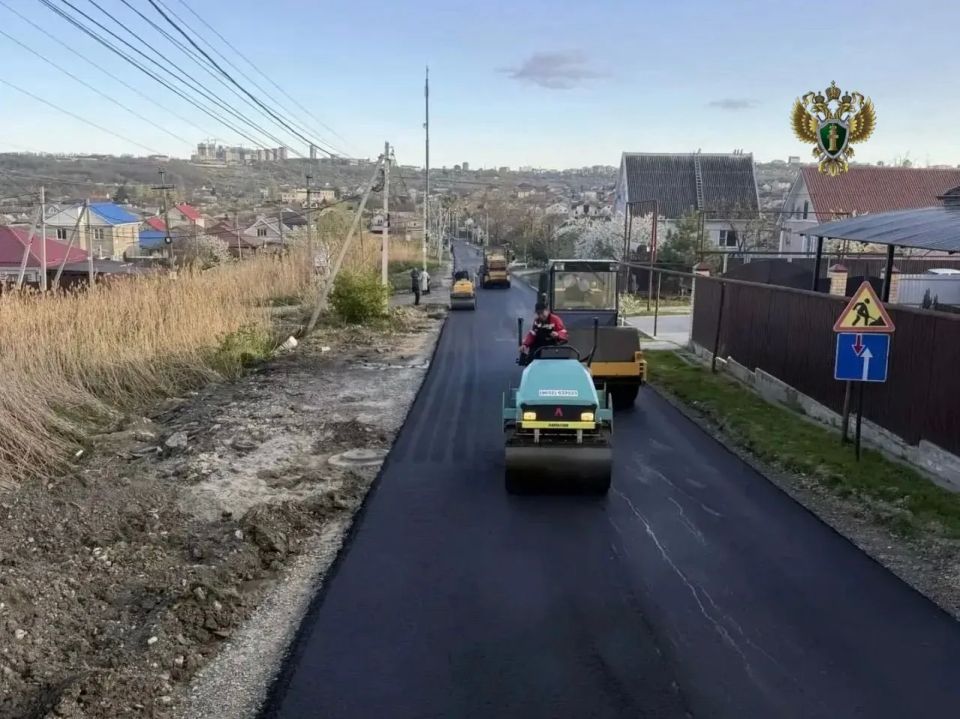 После вмешательства прокуратуры отремонтирована дорога в Ставрополе