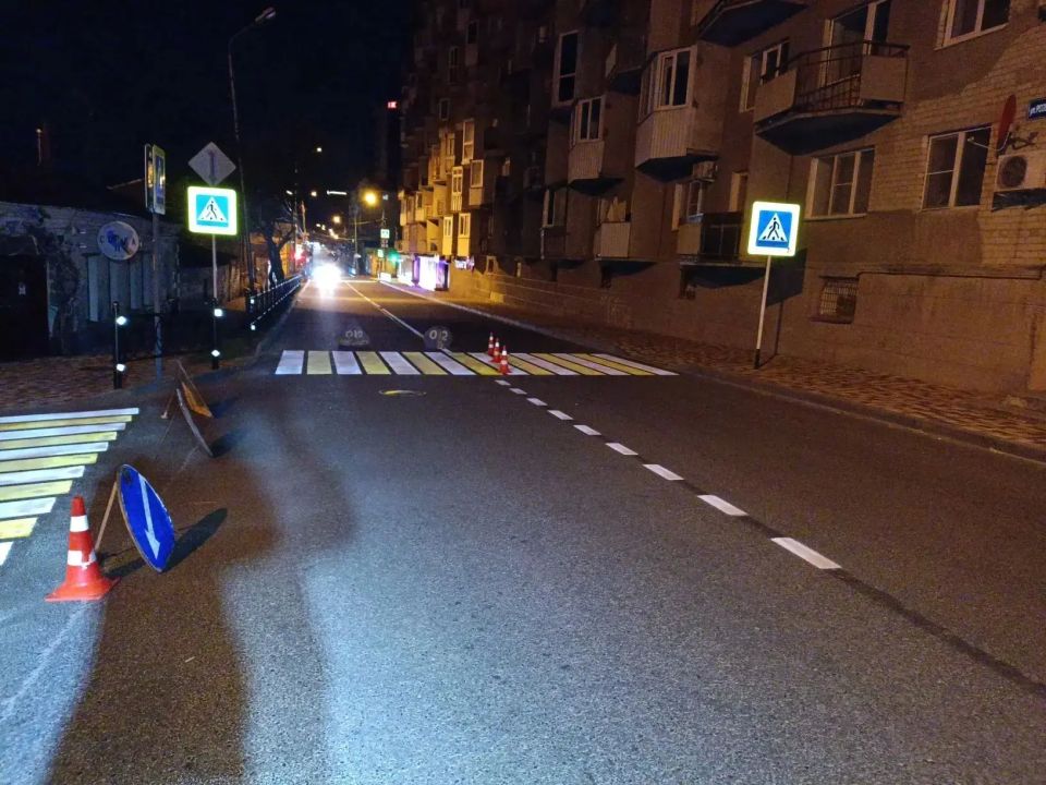 Обновление дорожной разметки продолжается в Ставрополе Обновление дорожной разметки продолжается в Ставрополе