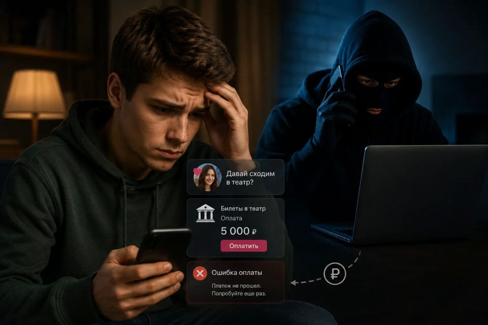 В Ставрополе молодой человек стал жертвой мошенничества на сайте знакомств под предлогом покупки билетов в театр