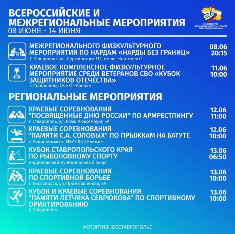 Анонс мероприятий Анонс мероприятий