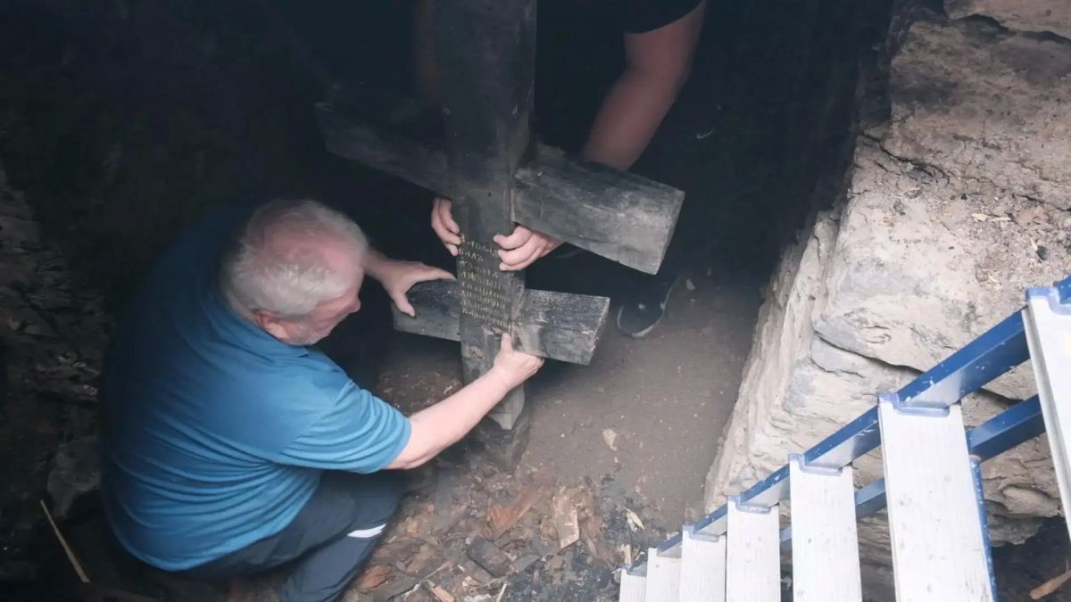 В Ессентуках нашли закладной крест СвятоНикольского храма В Ессентуках нашли закладной крест СвятоНикольского храма