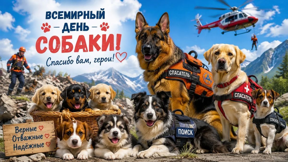 А ещё сегодня - Всемирный день собаки!