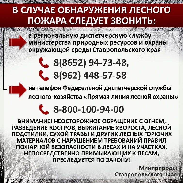 По данным информационной системы дистанционного мониторинга Рослесхоза по состоянию на 03.07.2026 на большей территории Ставропольского края установился – 3 класс пожарной опасности (средний) По данным информационной системы дистанционного мониторинга Рослесхоза по состоянию на 03.07.2026 на большей территории Ставропольского края установился – 3 класс пожарной опасности (средний)