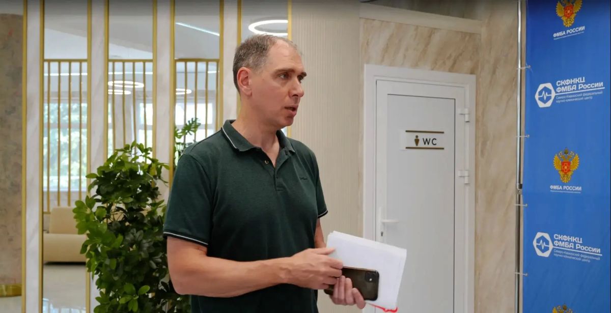 Первый в мире космонавт во втором поколении Сергей Волков проходит курс восстановления в Центре реабилитации и восстановления спортсменов ФМБА России в Кисловодске