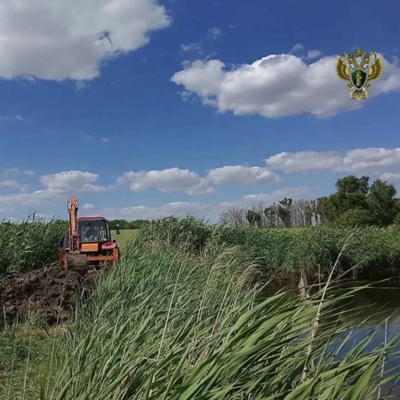 По требованию надзорного ведомства демонтирована незаконная дамба