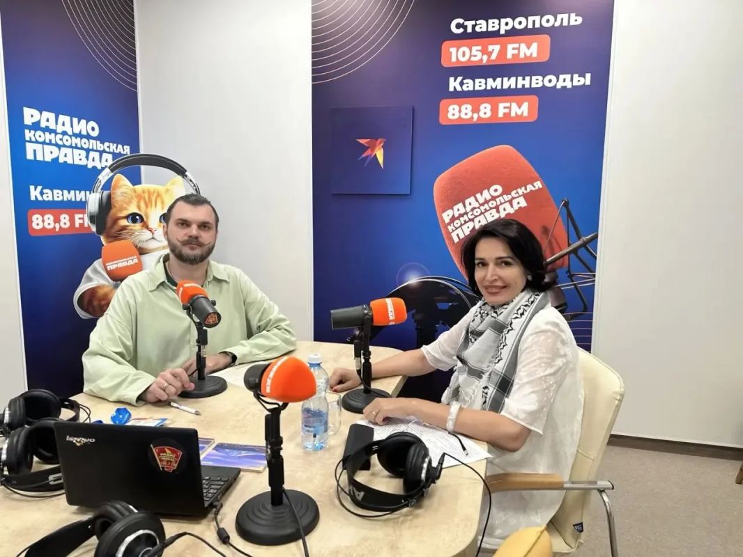 Министр в эфире. Министр физической культуры и спорта края Вероника Тайдакова приняла участие в программе «Ключевые решения» в эфире радиостанции «Комсомольская правда – Ставрополь»
