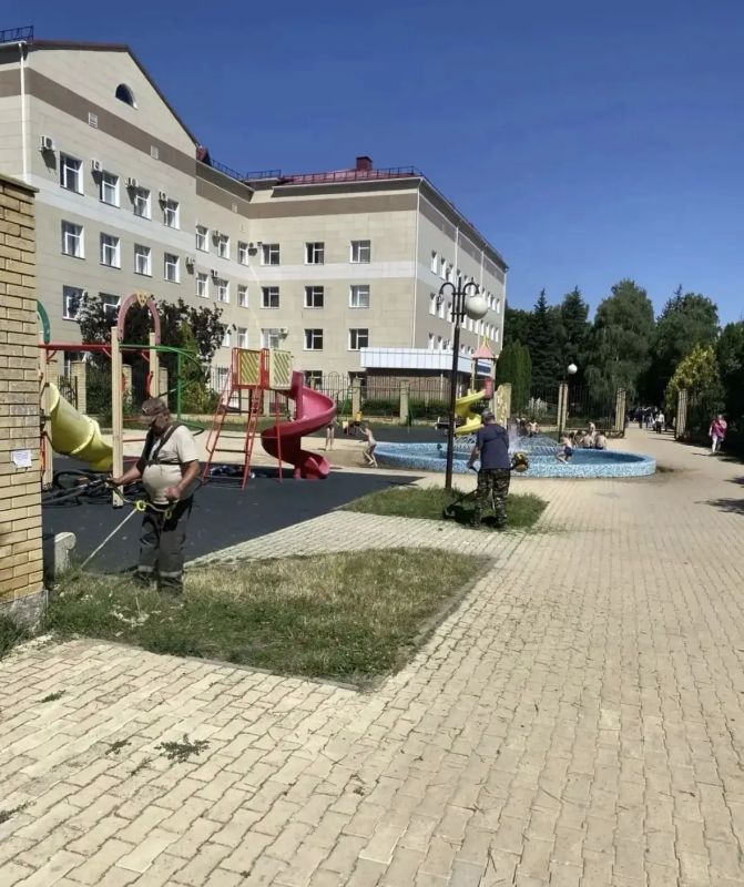 Покос травы и ликвидации карантинной растительности продолжается в Ставрополе Покос травы и ликвидации карантинной растительности продолжается в Ставрополе