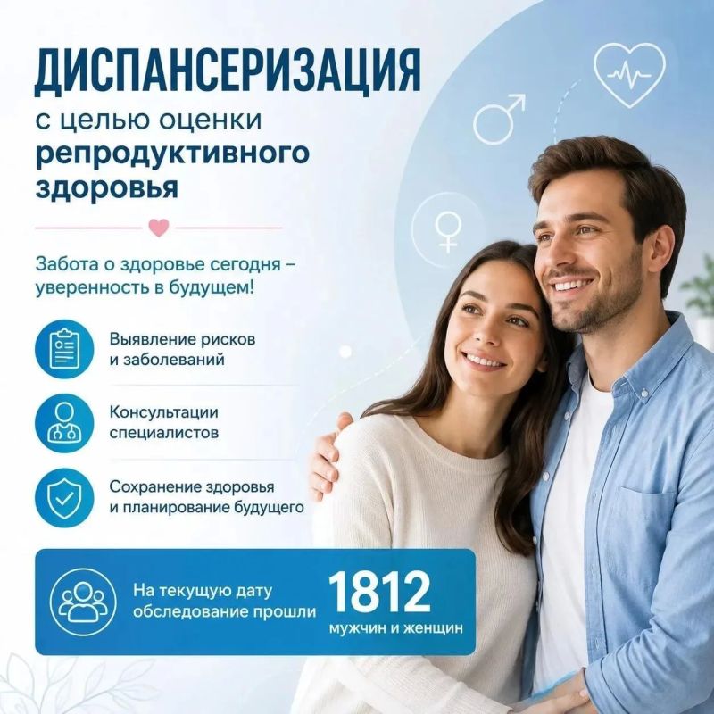 В Ессентукской поликлинике проходит диспансеризация для оценки репродуктивного здоровья - она бесплатна по полису ОМС