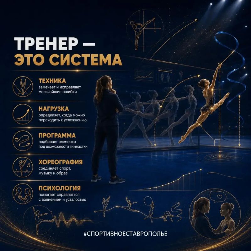 За каждым уверенным выступлением гимнастки стоит большая совместная работа спортсменки и тренера За каждым уверенным выступлением гимнастки стоит большая совместная работа спортсменки и тренера