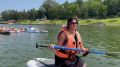 Одним из стартовых событий третьего фестиваля воды в Кисловодске стала йога на сапах