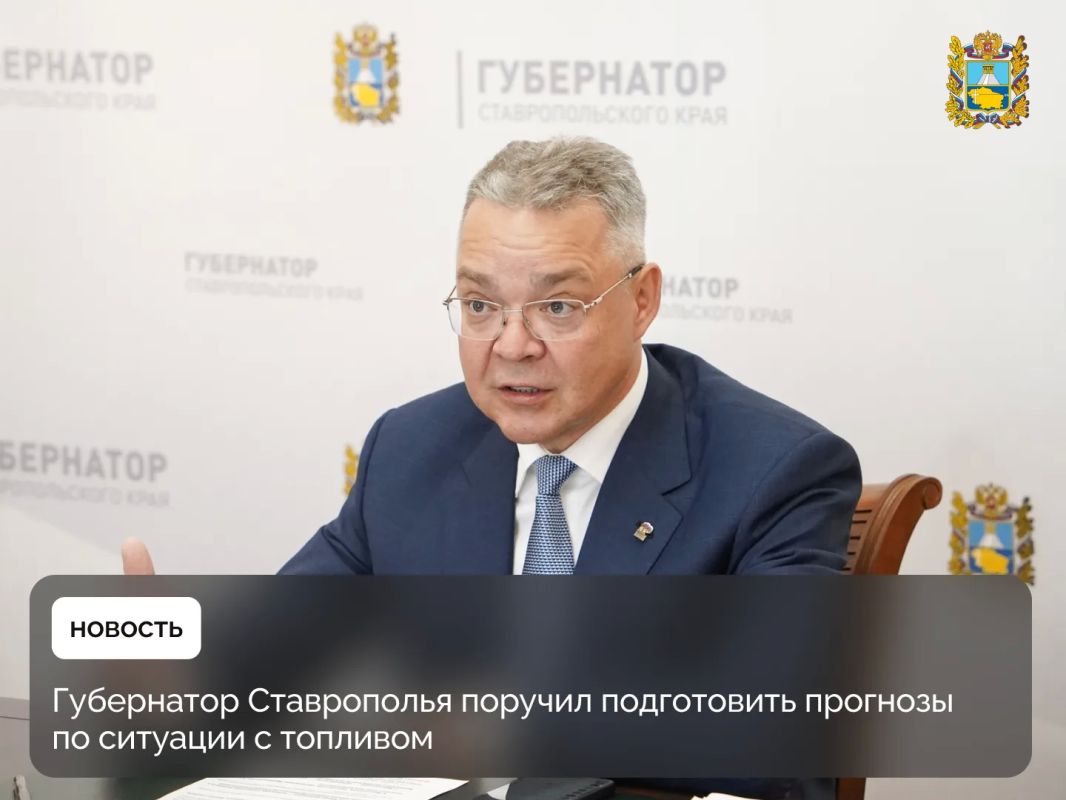 Глава региона Владимир Владимиров провел еженедельное совещание, главной темой которого стала ситуация с топливом