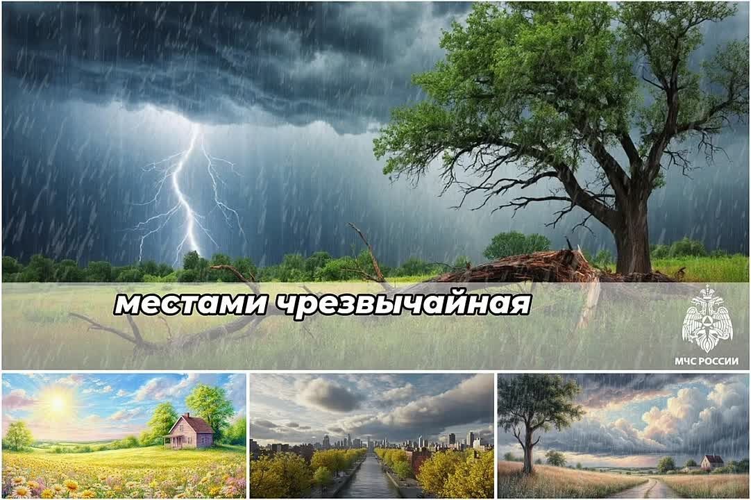 #МЧС26Прогноз. ВКЛЮЧИ ЗВУК Погода по данным Ставропольского ЦГМС: 25 АВГУСТА в крае ожидается переменная облачность