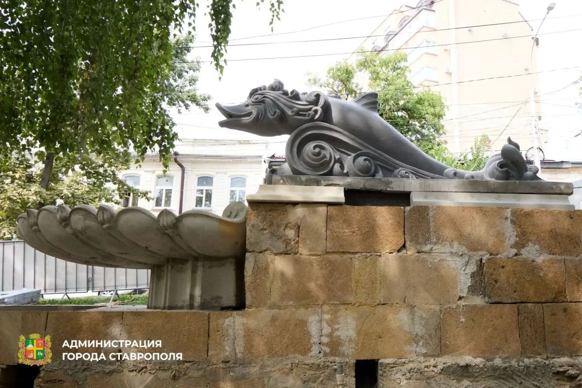 «Дельфины» возвращаются: в Ставрополе начали устанавливать скульптуры «Дельфины» возвращаются: в Ставрополе начали устанавливать скульптуры