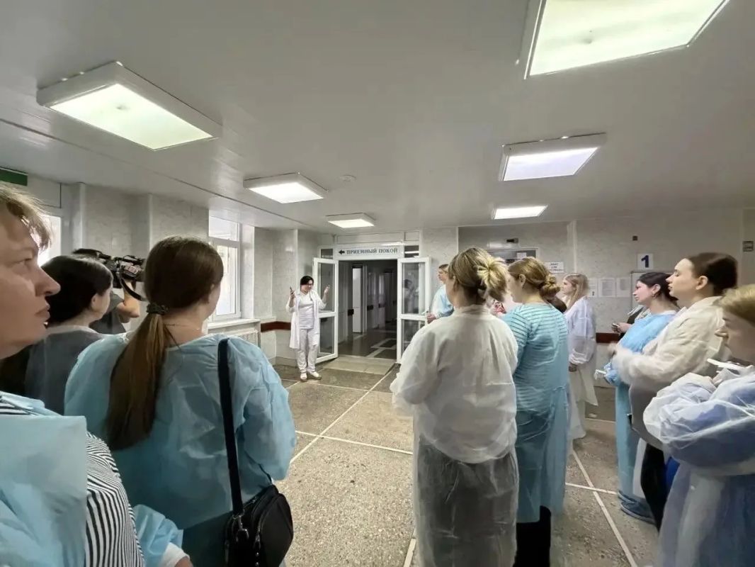 В родильном доме Городской клинической больницы скорой медицинской помощи краевой столицы встретили будущих родителей В родильном доме Городской клинической больницы скорой медицинской помощи краевой столицы встретили будущих родителей