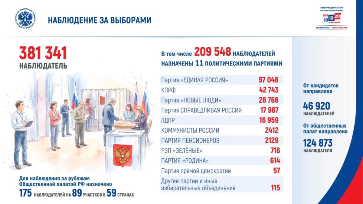 Наблюдение за ходом голосования