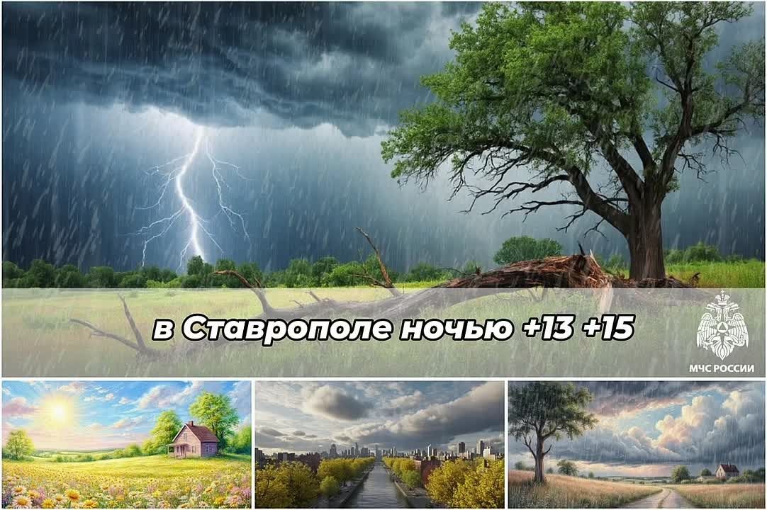 #МЧС26Прогноз. ВКЛЮЧИ ЗВУК Погода по данным Ставропольского ЦГМС: 19 СЕНТЯБРЯ в крае ожидается переменная облачность