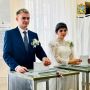 Молодожены Ставрополья проголосовали на выборах депутатов Госдумы РФ и краевой Думы