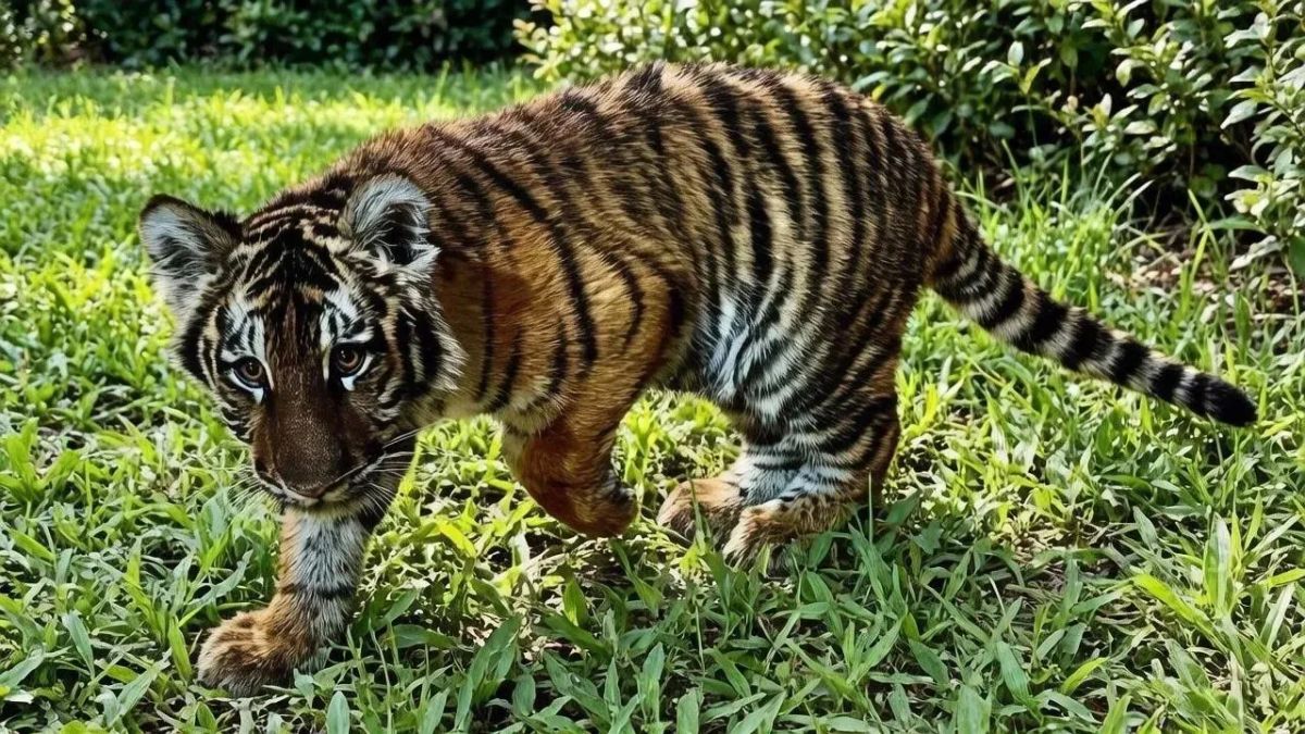 В зоопарке парка Победы Ставрополя поселился тигренок