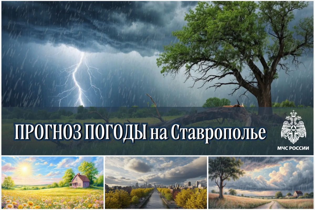#МЧС26Прогноз. Погода по данным Ставропольского ЦГМС: 1ОКТЯБРЯ в крае будет облачно