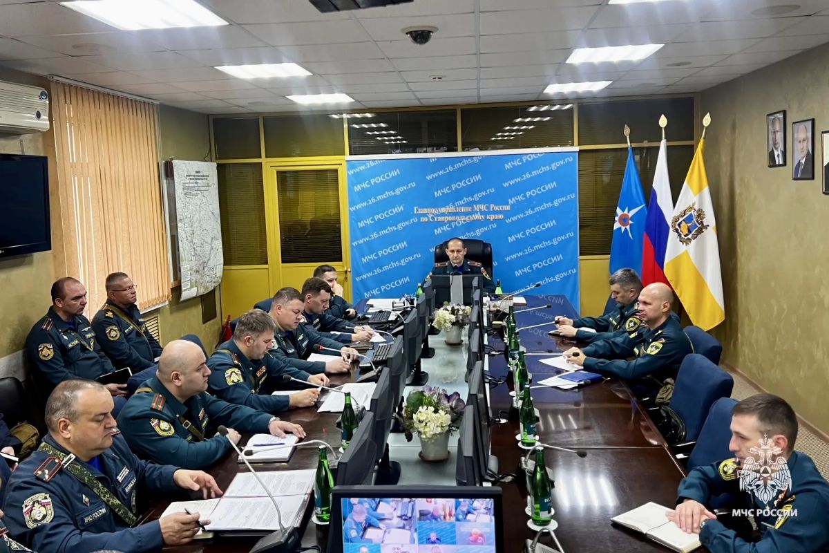 Второй этап штабной тренировки продолжается Второй этап штабной тренировки продолжается