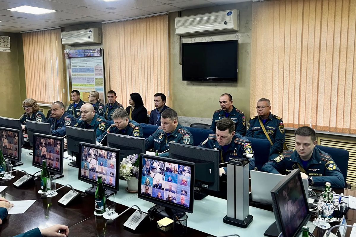 Второй этап штабной тренировки продолжается Второй этап штабной тренировки продолжается