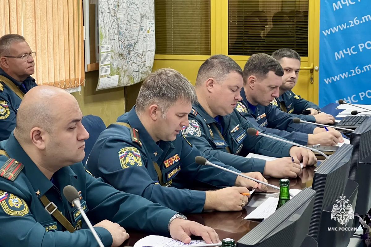 Второй этап штабной тренировки продолжается Второй этап штабной тренировки продолжается