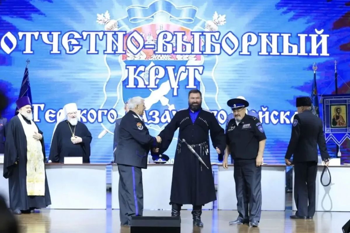 Владимир Владимиров: Отчетно-выборный круг Терского войскового казачьего общества избрал атамана Терского войска Владимир Владимиров: Отчетно-выборный круг Терского войскового казачьего общества избрал атамана Терского войска