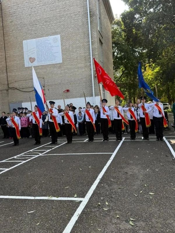 В школе № 5 с кадетскими классами имени Губина А. Т. прошла торжественная церемония принятия кадетской присяги