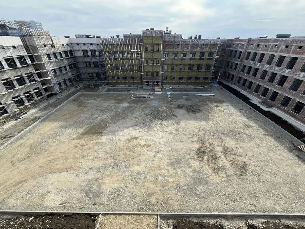 В Ставрополе продолжается строительство новой школы на 1550 мест по улице Андрея Голуба В Ставрополе продолжается строительство новой школы на 1550 мест по улице Андрея Голуба