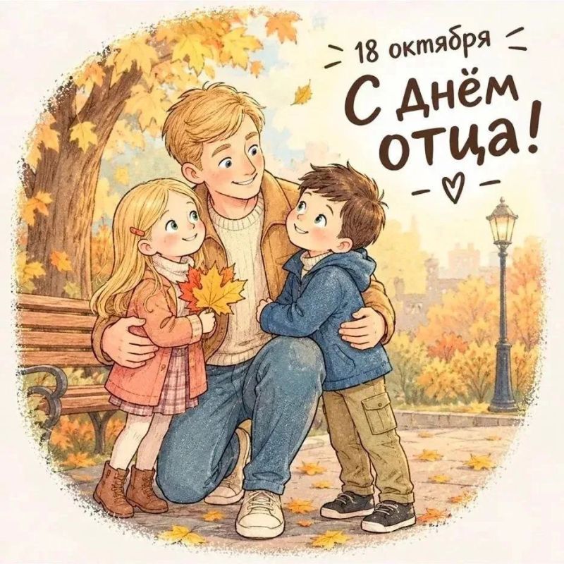 С Днем отца!. Отцовство — это ежедневный труд, большая ответственность и бесконечная забота