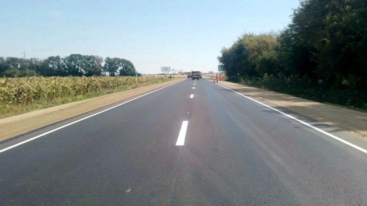 На Ставрополье по нацпроекту отремонтирован участок дороги, ведущей к Краснодарскому краю