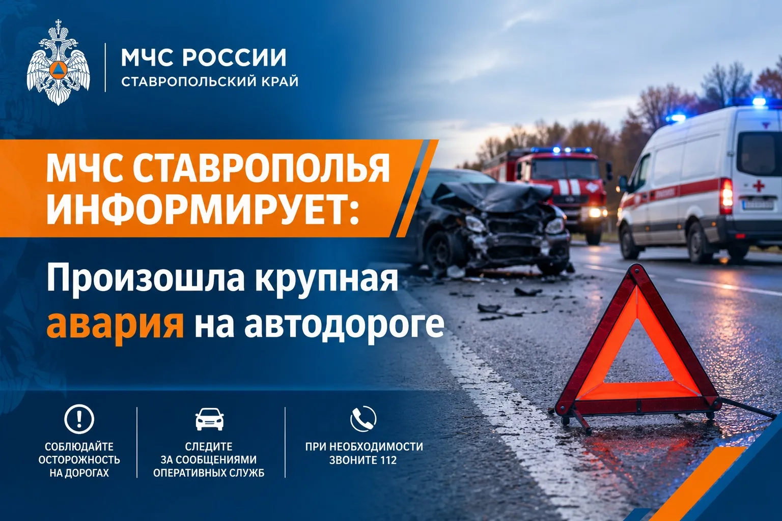 ДТП С УЧАСТИЕМ ПАССАЖИРСКОЙ «ГАЗЕЛИ» В ГЕОРГИЕВСКОМ ОКРУГЕ