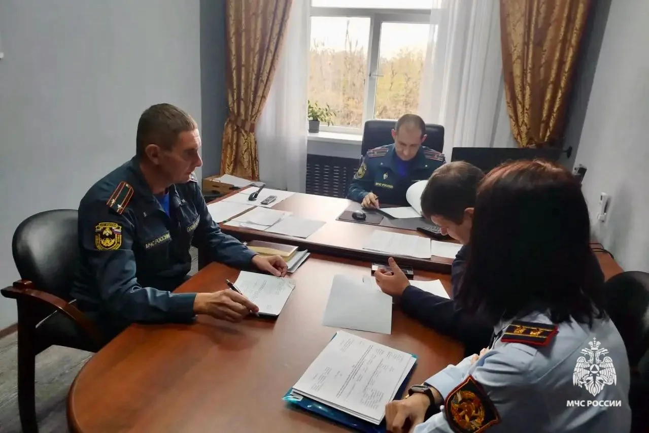 В МЧС Ставрополья состоялось ежеквартальное рабочее совещание с представителями ВДПО